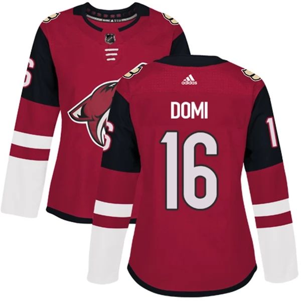 Damen Arizona Coyotes Trikot Max Domi 16 Maroon Authentic